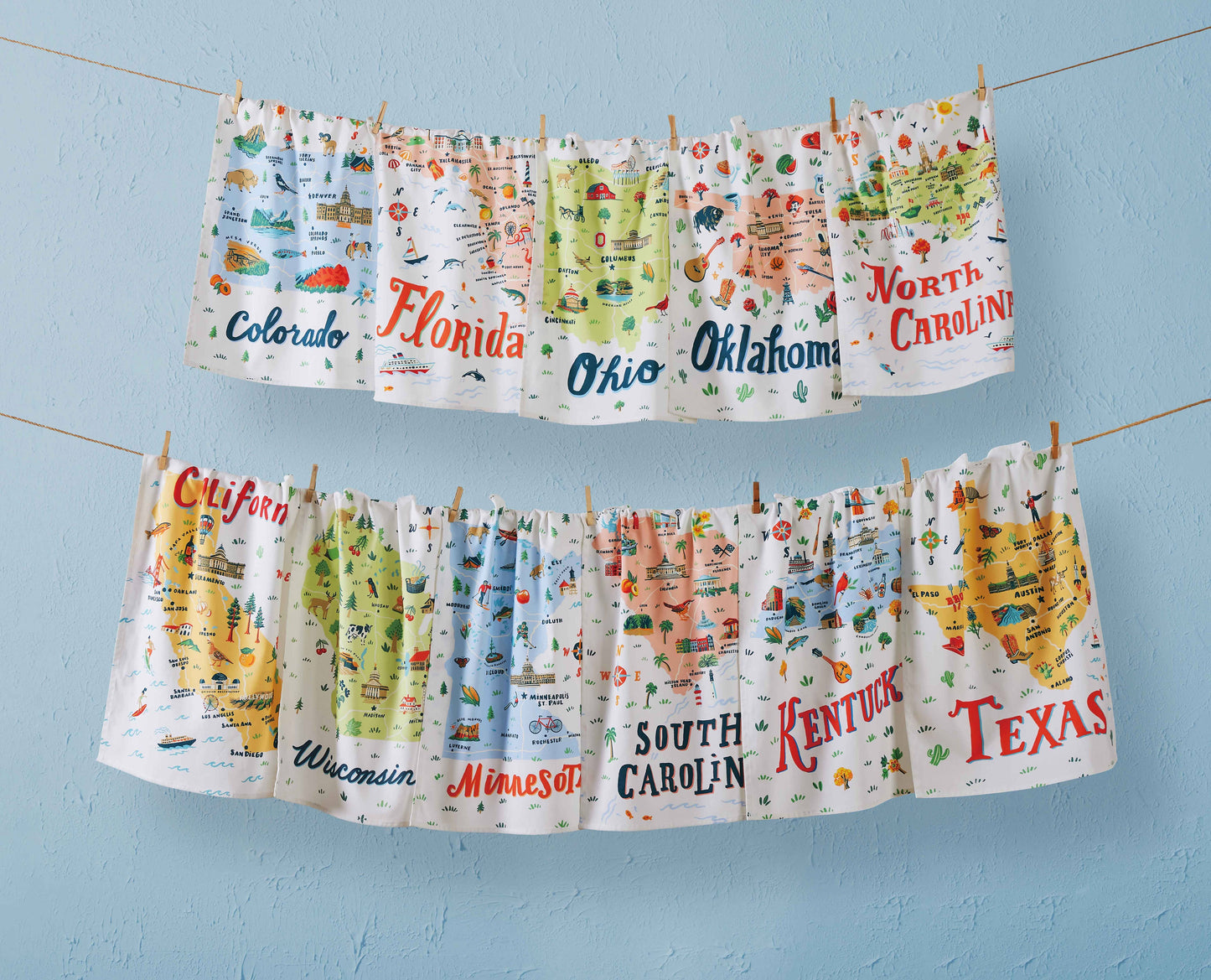 Minnesota Printed Kitchen Towel - Angela Staehling