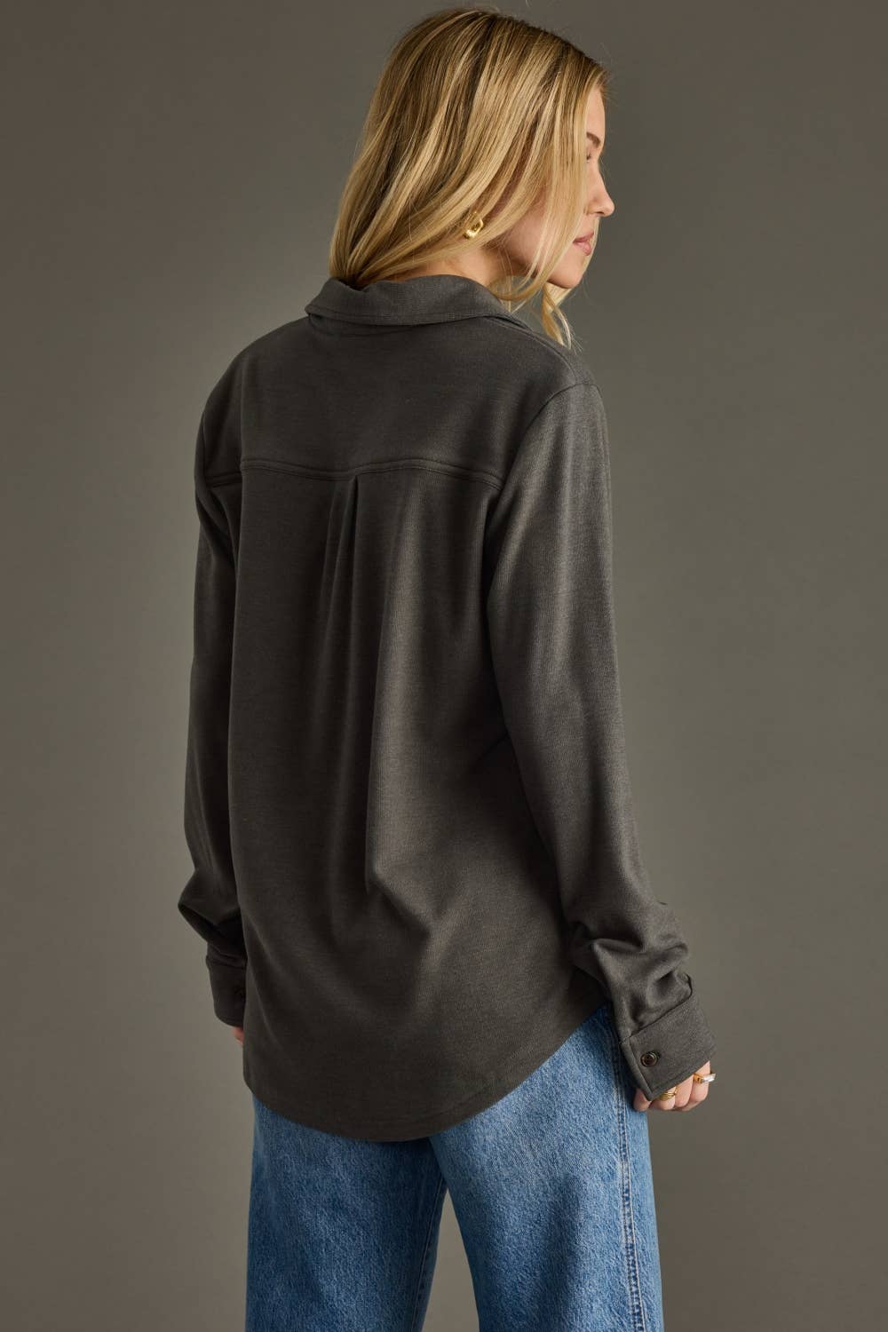 Duluth Dark Gray Button Up