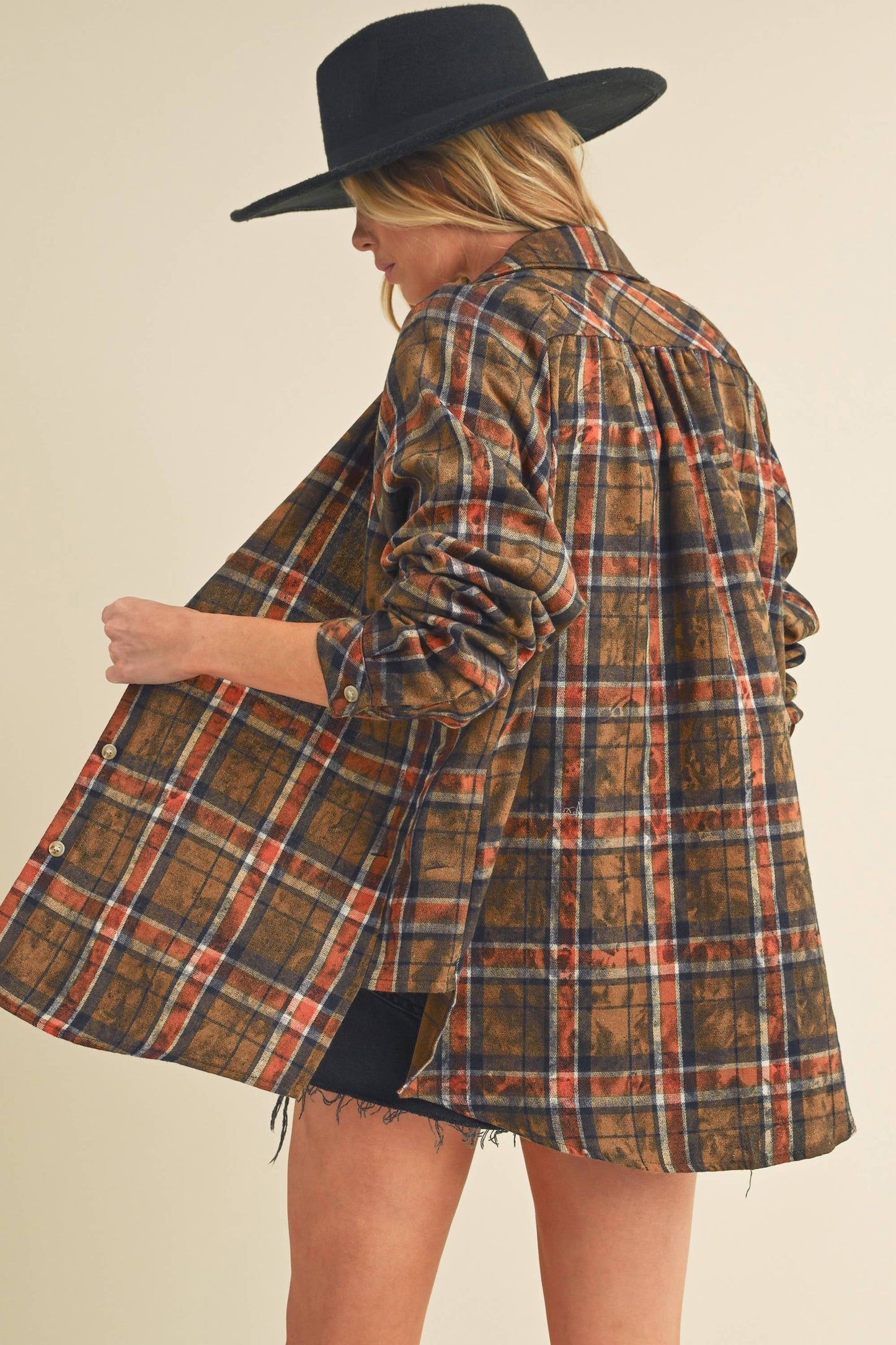 Laura Plaid Washed Flannel