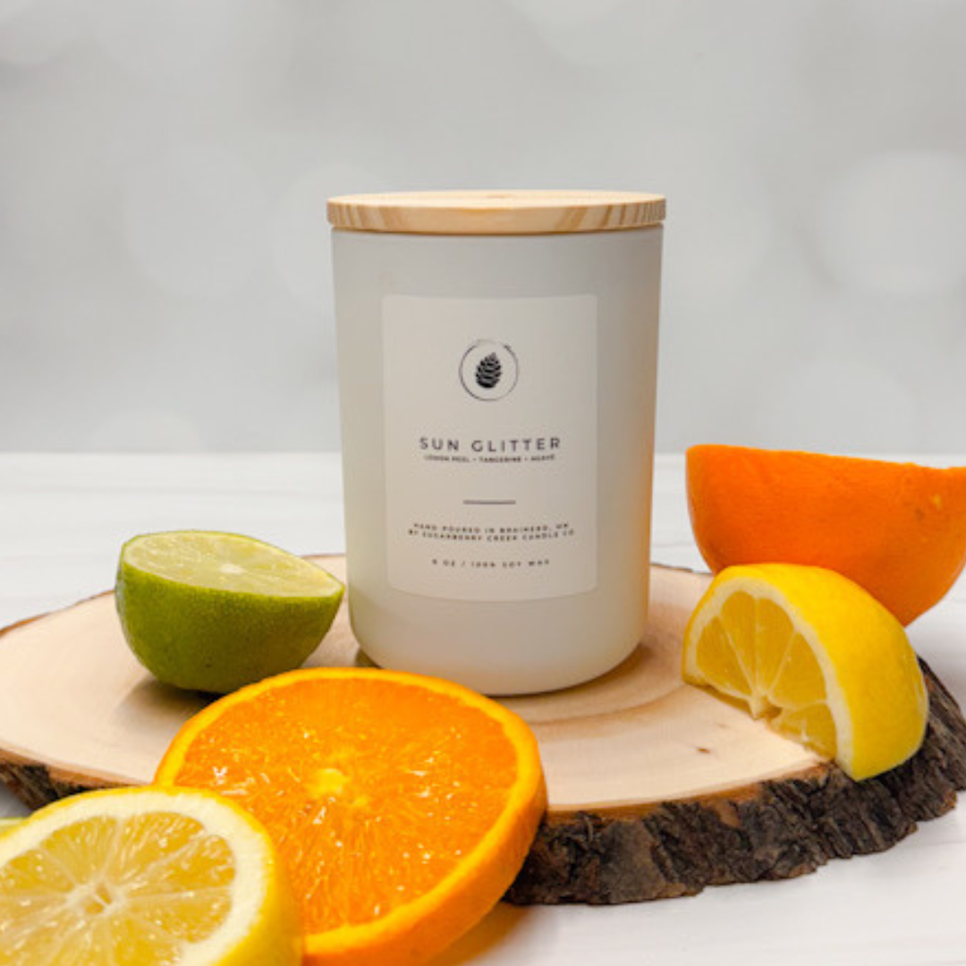 Sun Glitter Soy Wax Candle