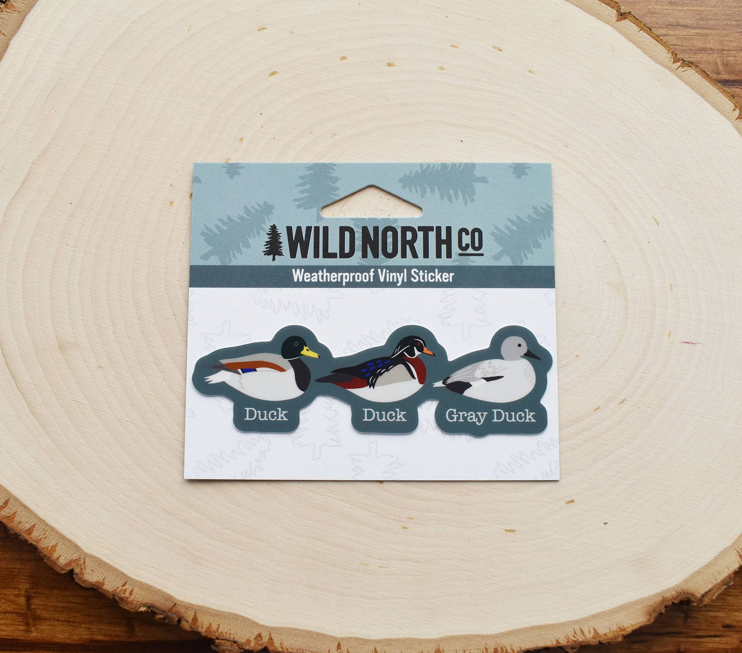 Duck Duck Gray Duck Sticker