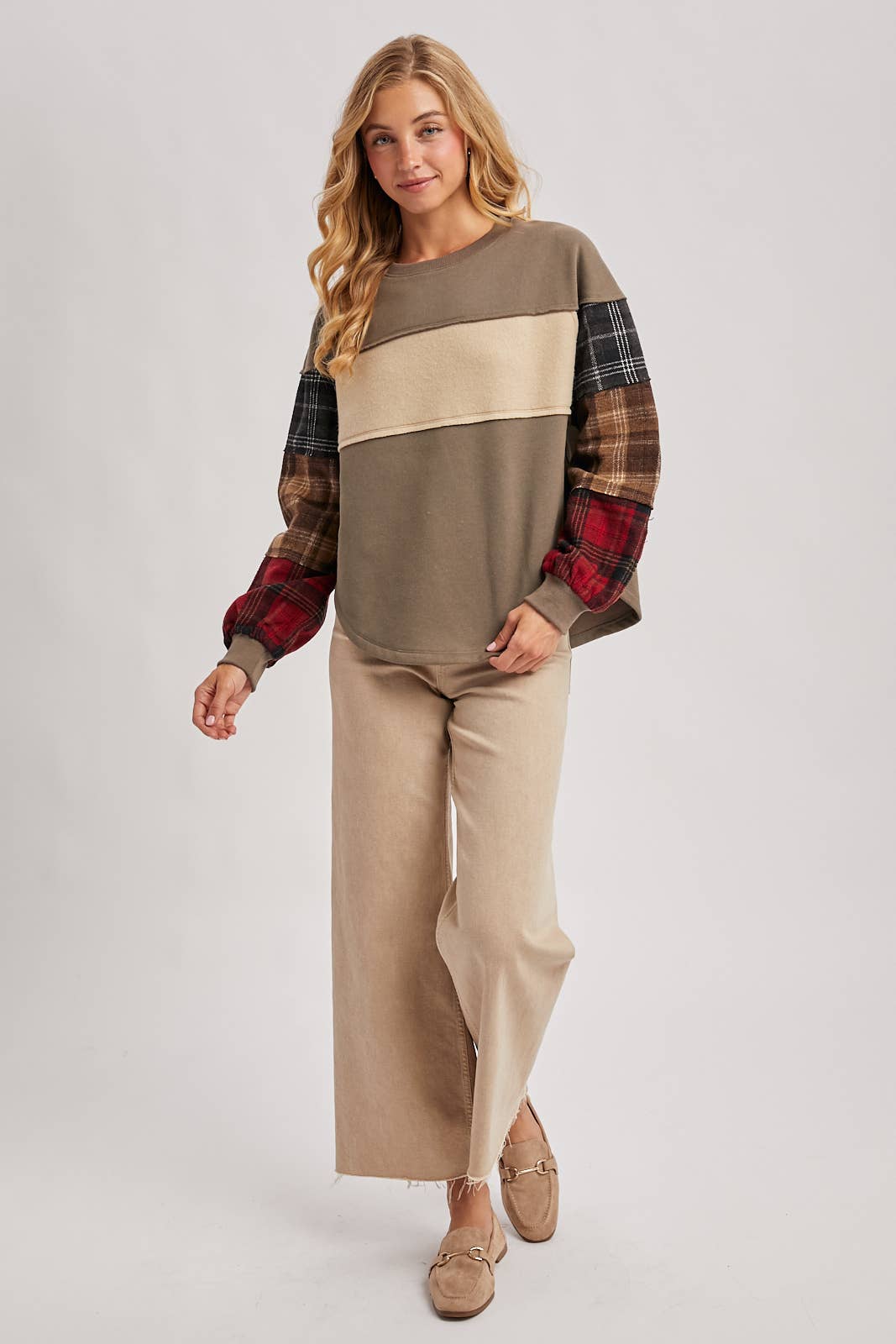 Plaid Pumpkin Patch Sweatshirt