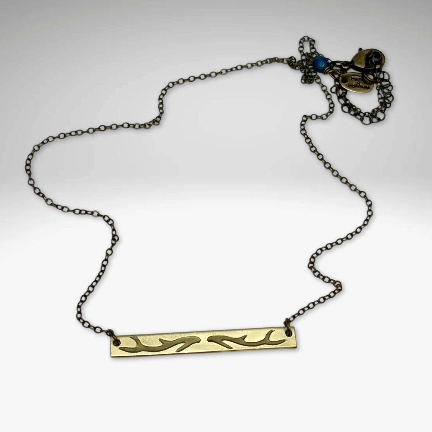 Antlers Bar Necklace