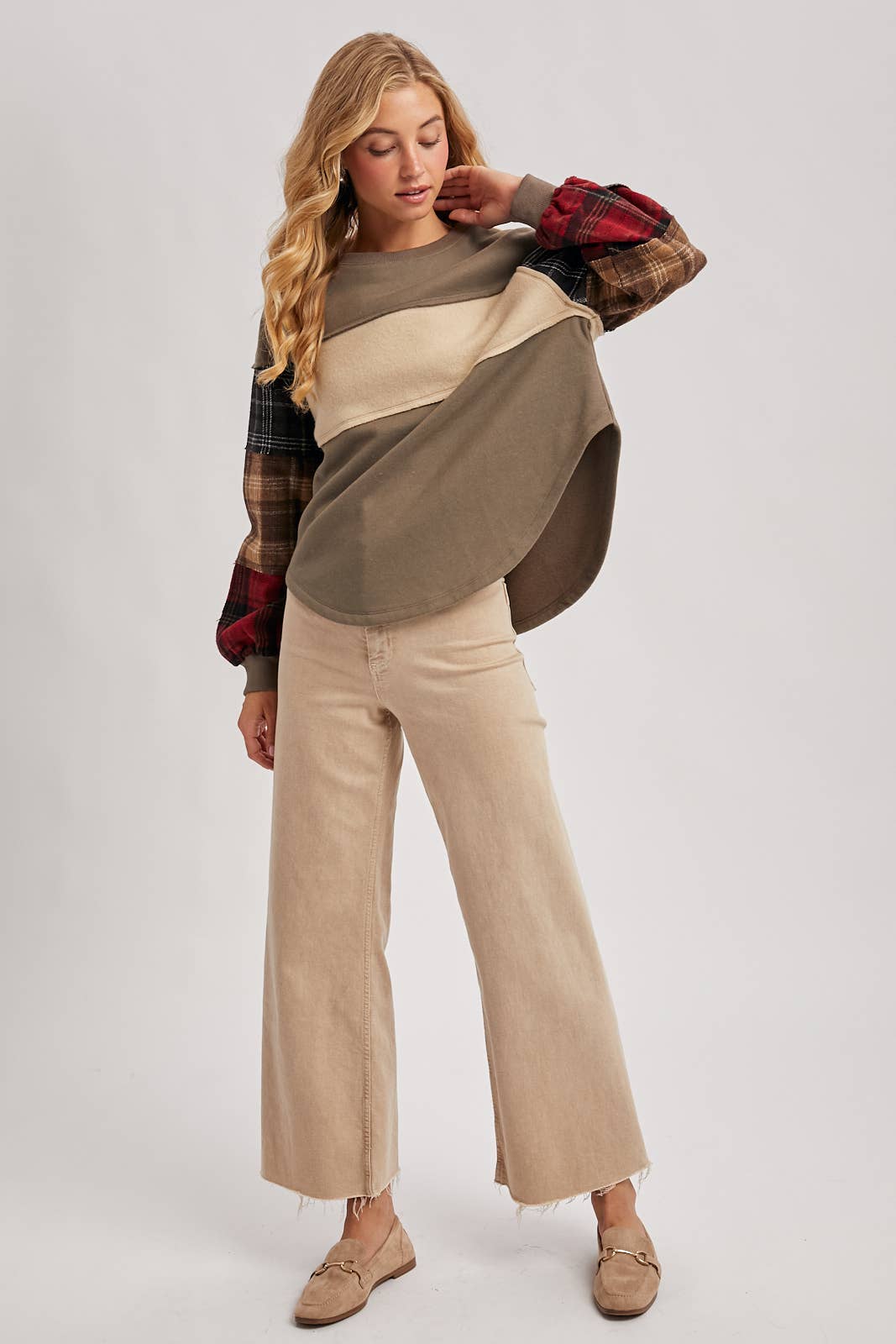 Plaid Pumpkin Patch Sweatshirt