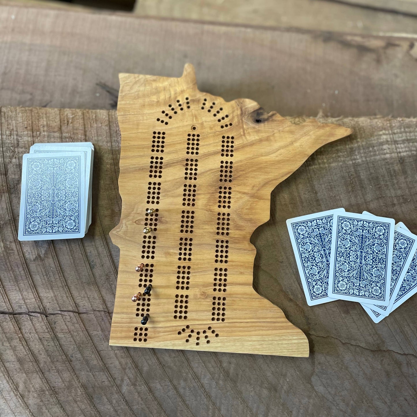 Minnesota Cribbage Board