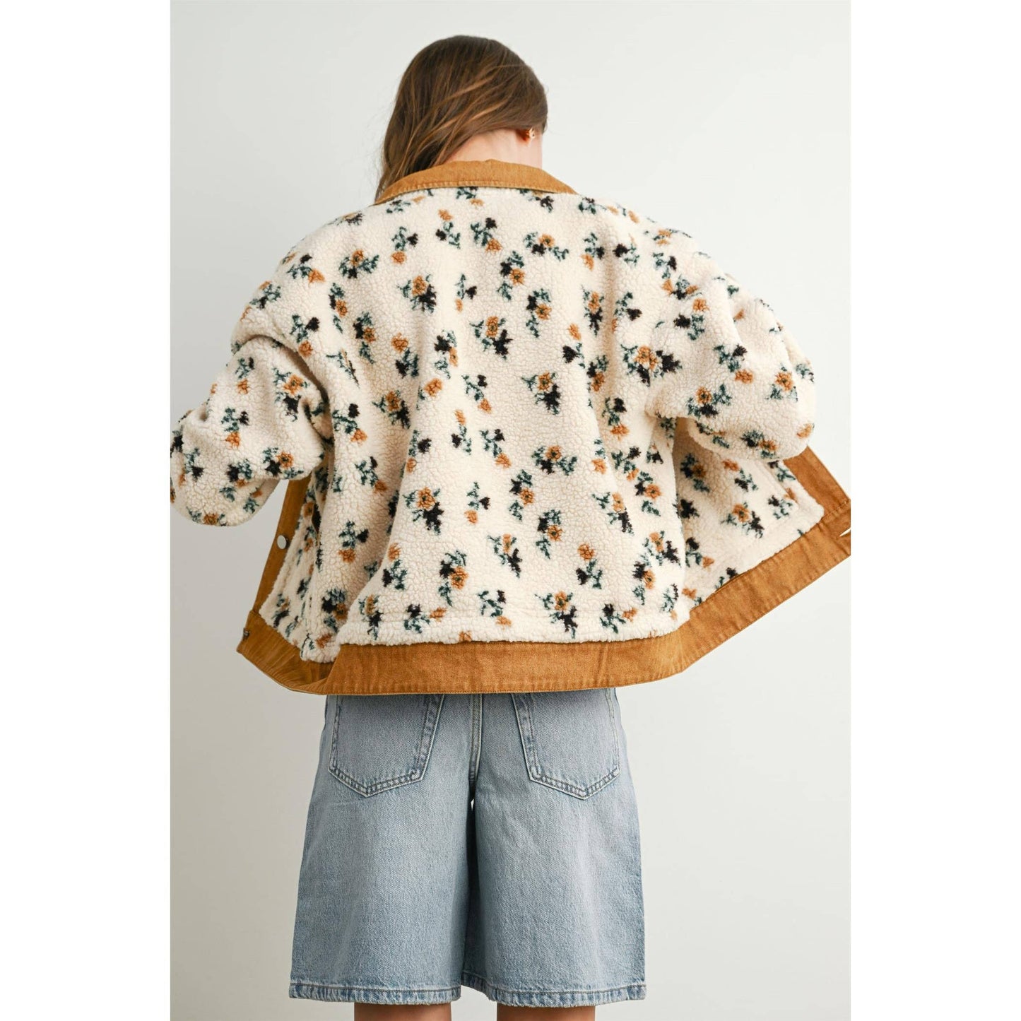 Floral Button-Down Jacket