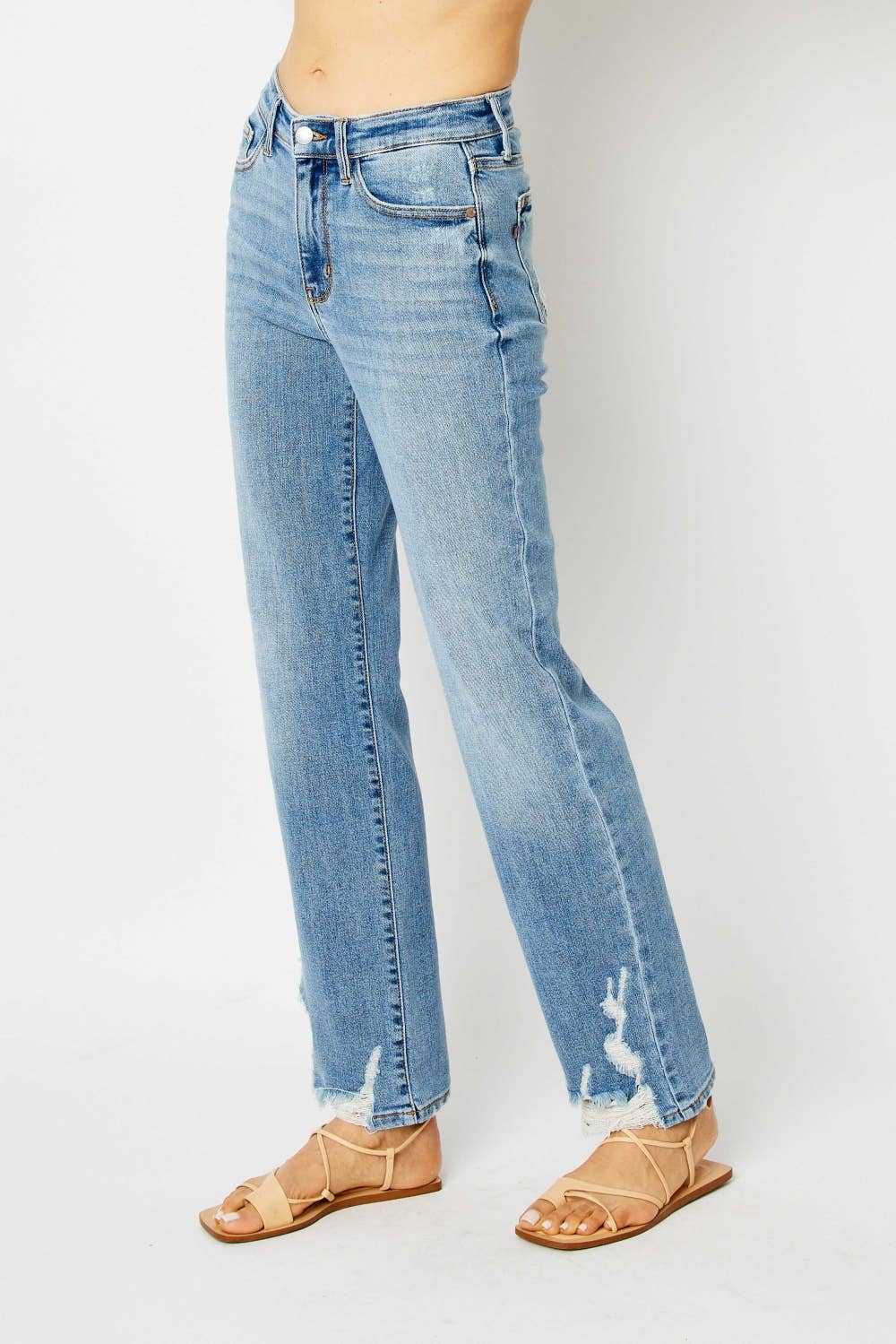 Midwest Straight Destroyed Jean
