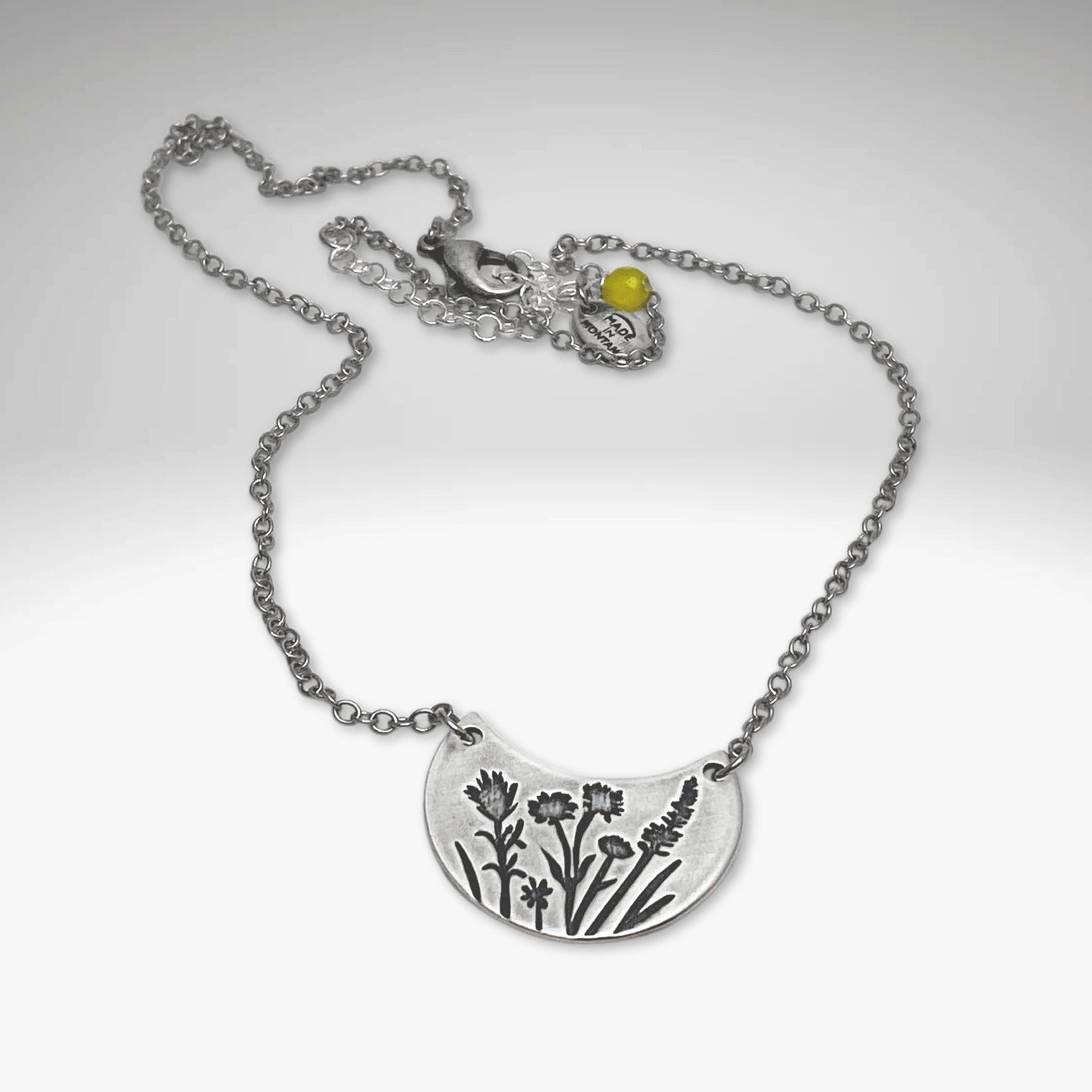 Wildflower Basket Necklace