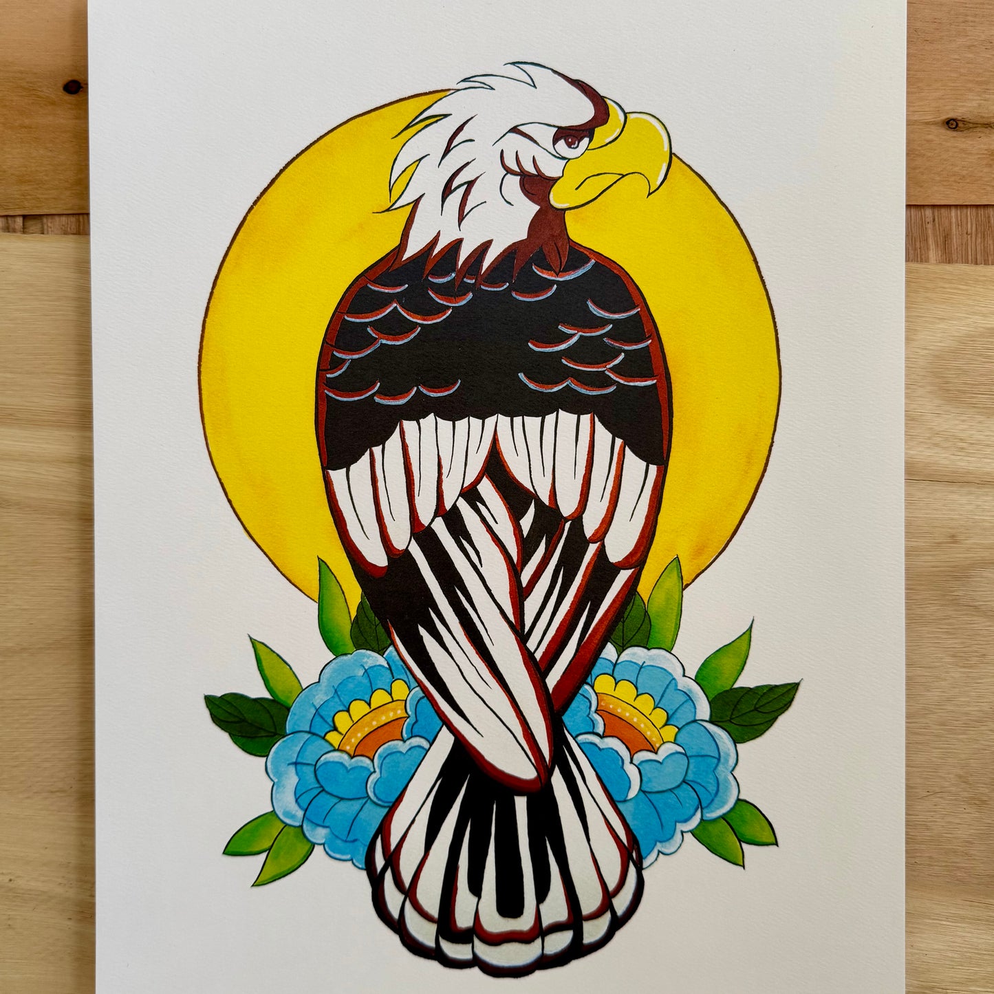 Traditional Eagle Print
