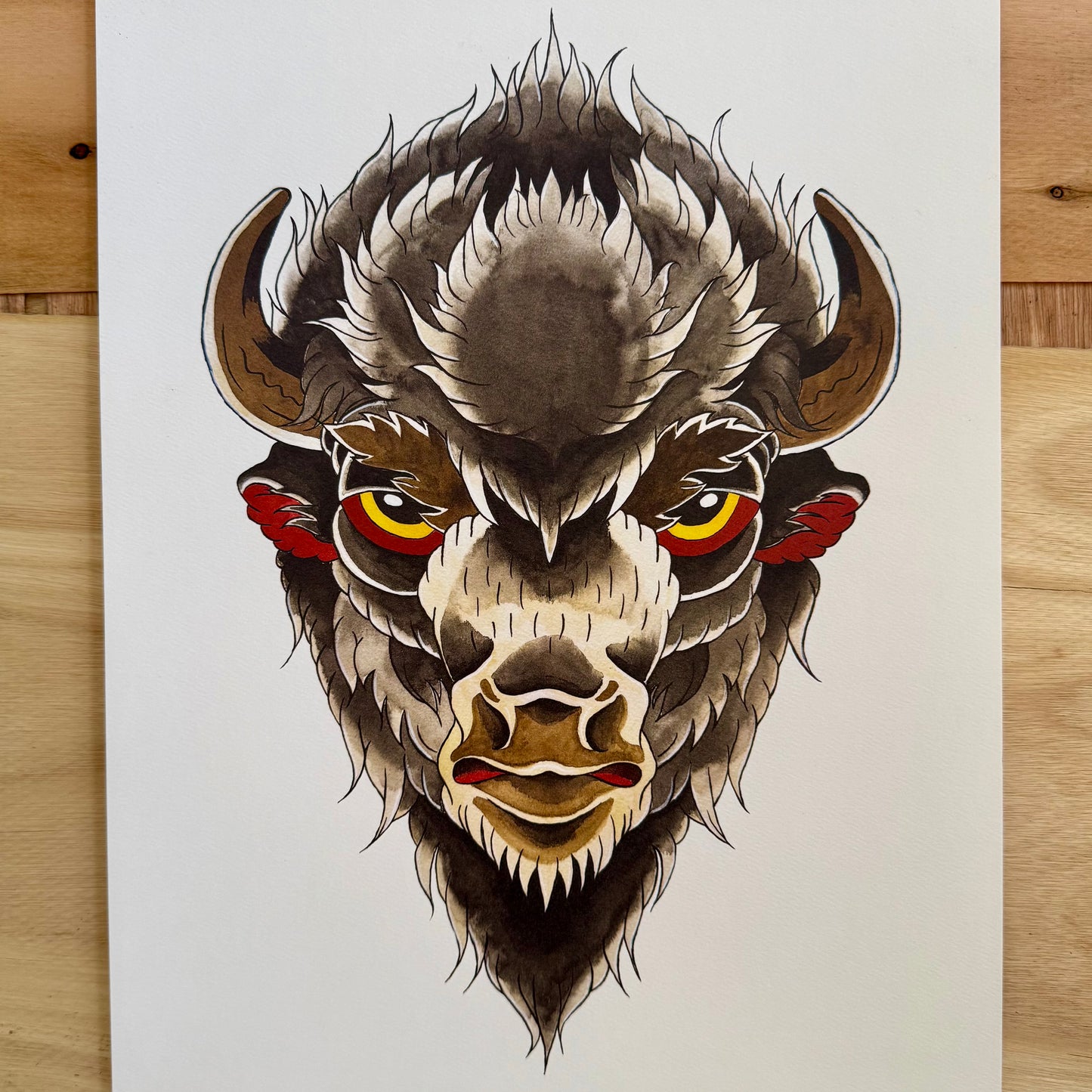 Bison Print