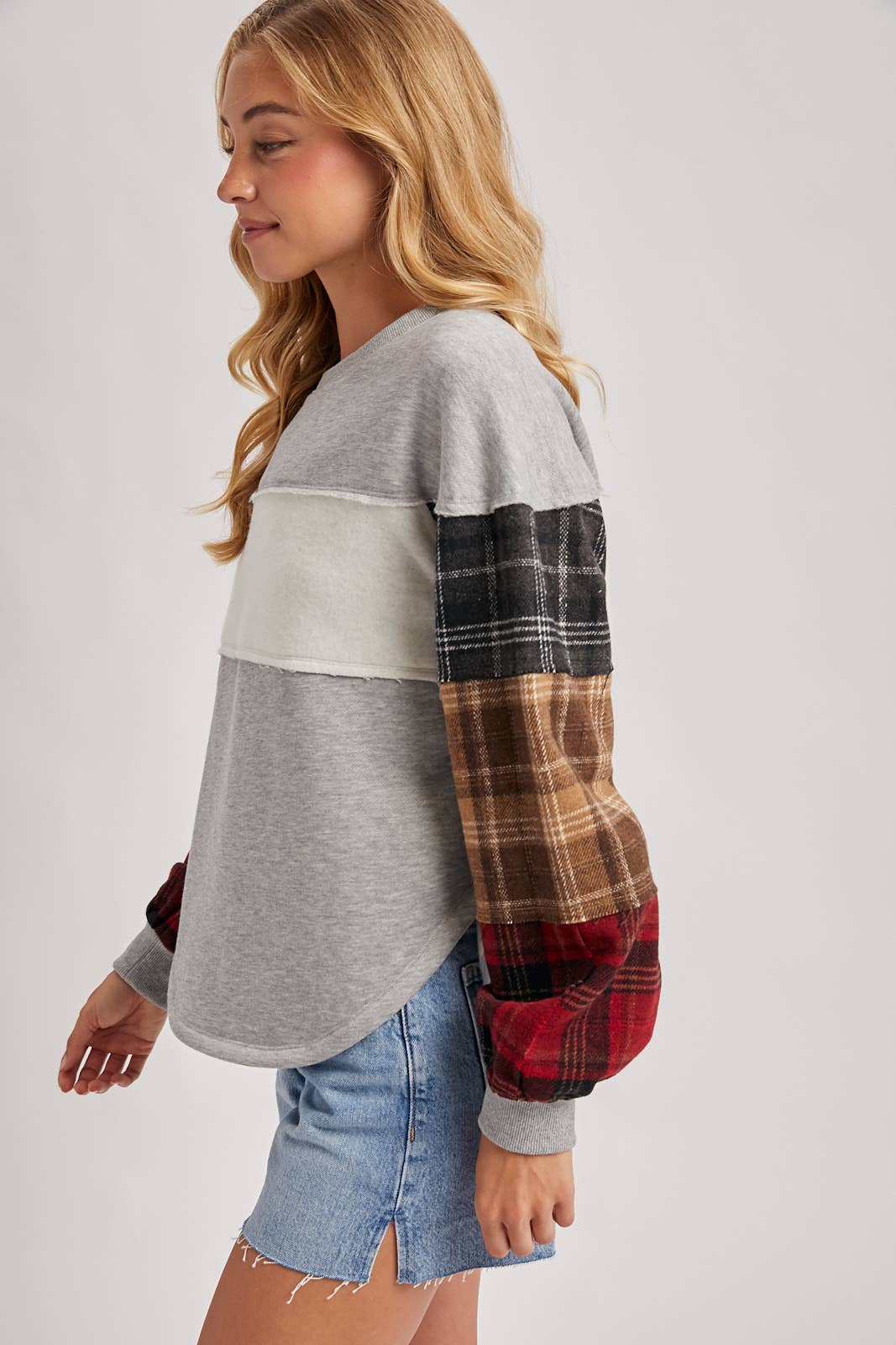 Plaid Pumpkin Patch Sweatshirt