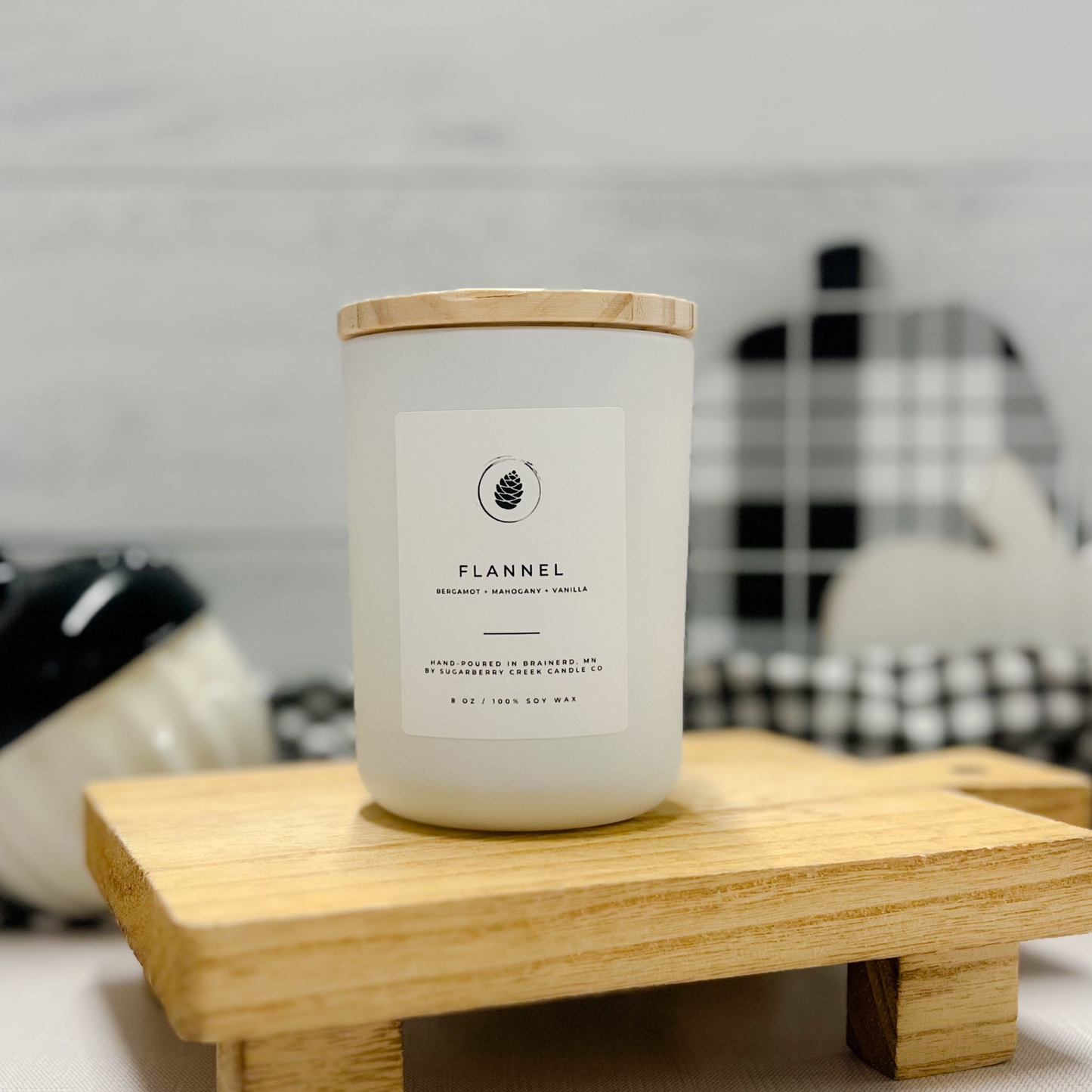 Flannel Soy Wax Candle