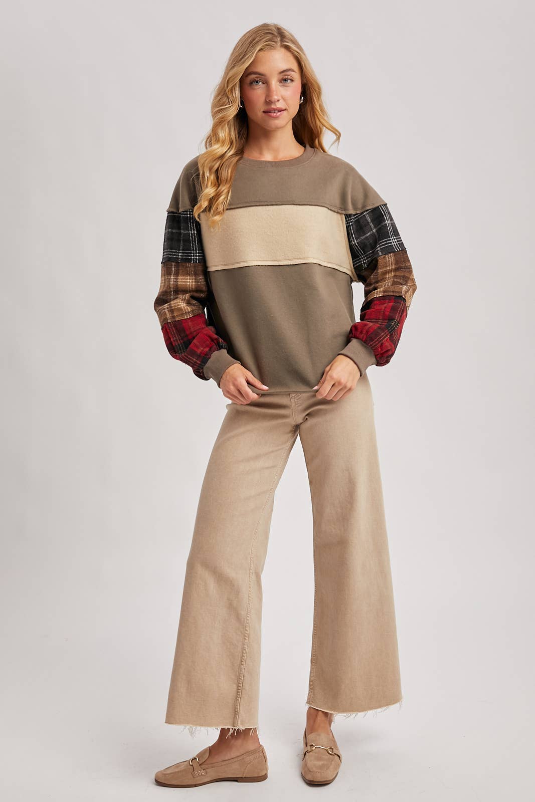 Plaid Pumpkin Patch Sweatshirt