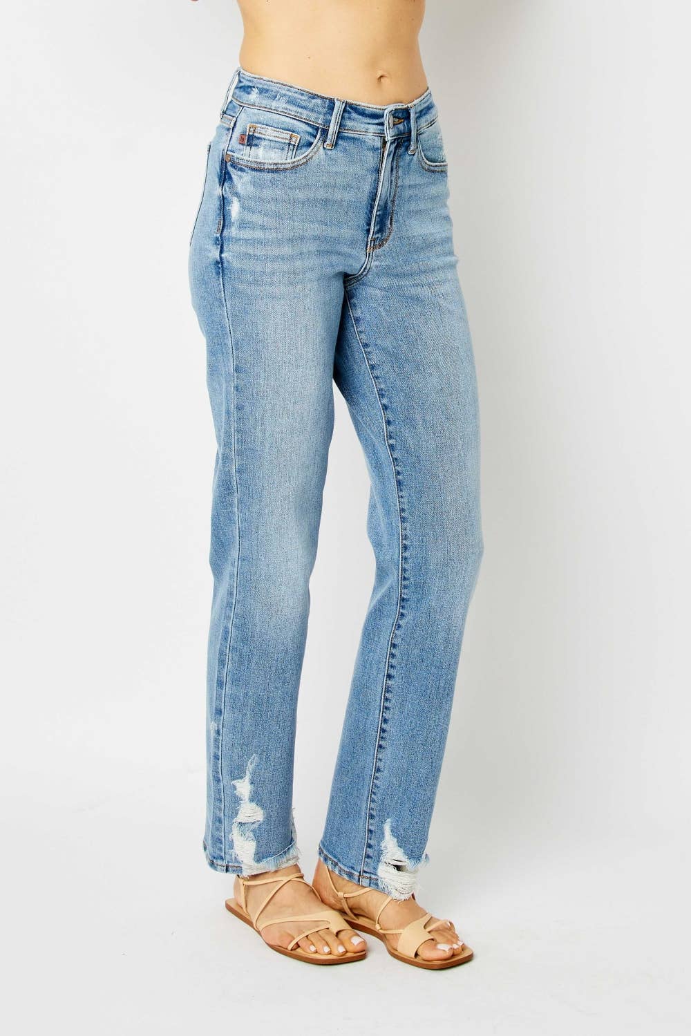 Midwest Straight Destroyed Jean