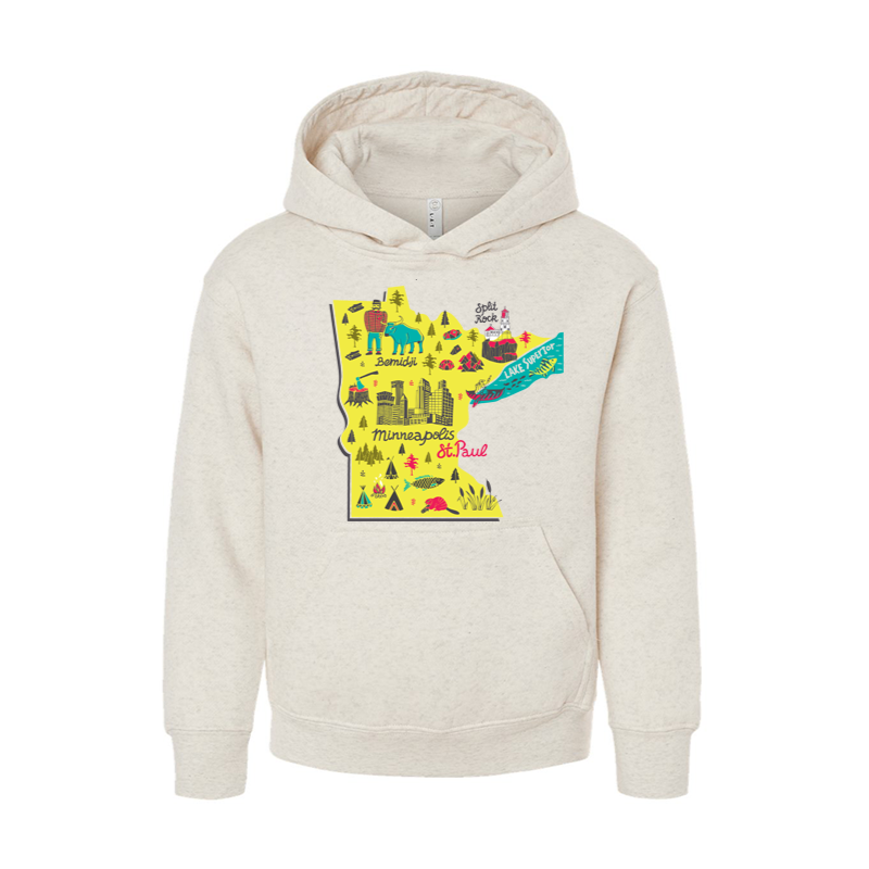 Minnesota Retro Youth Hoodie