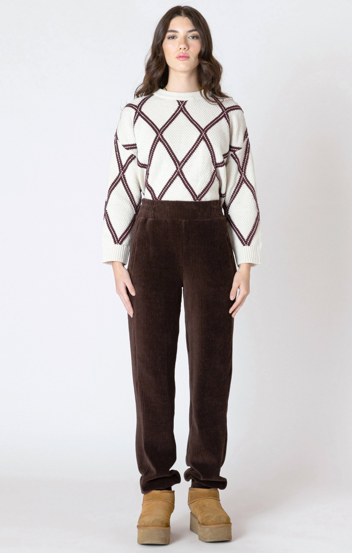 Cocoa Corduroy Jogger