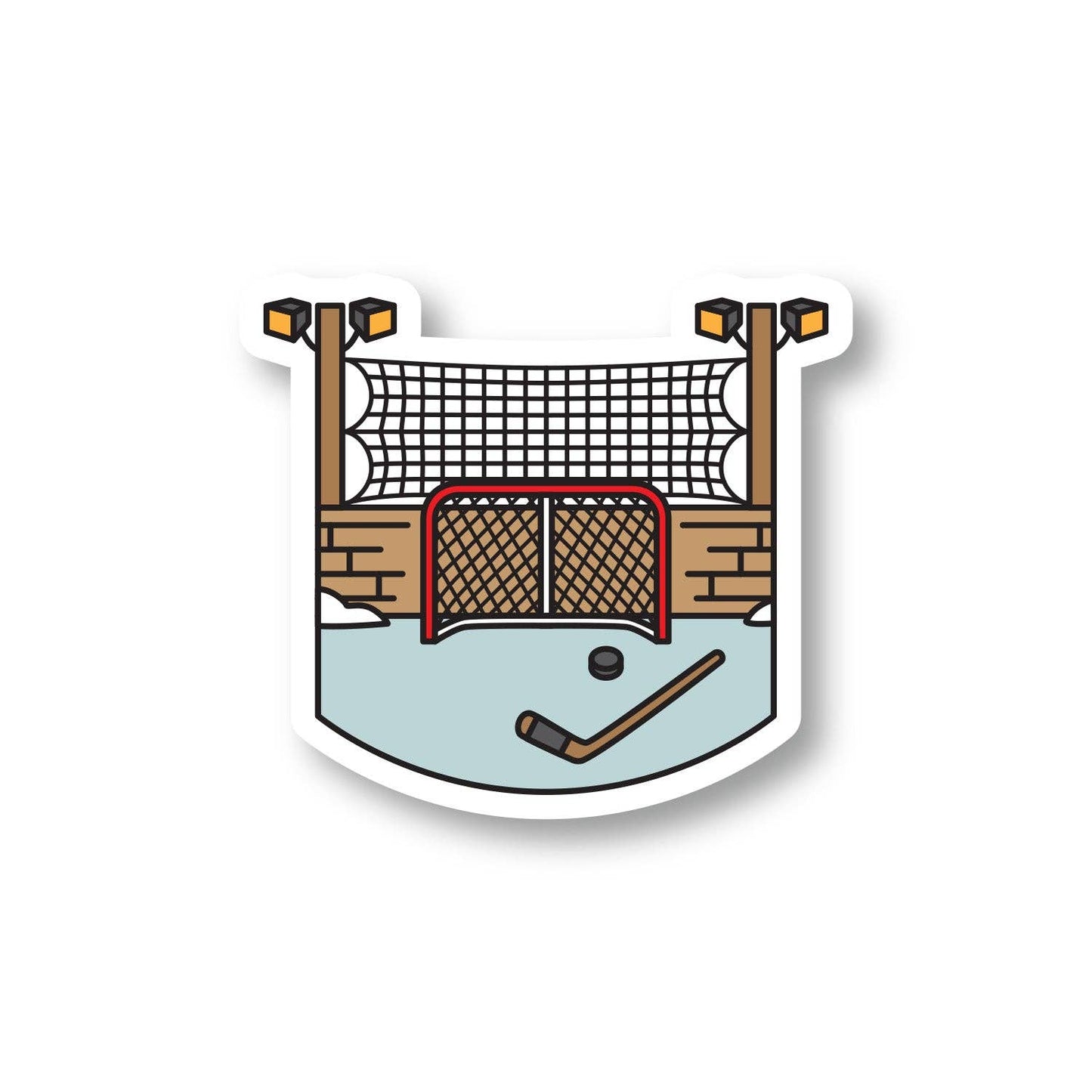 Hockey Rink Sticker