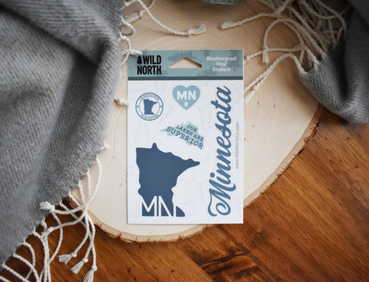 Minnesota State Sticker Set