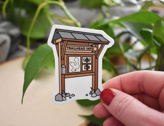 Trailhead Kiosk Sticker