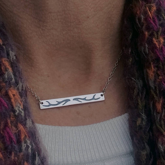 Antlers Bar Necklace