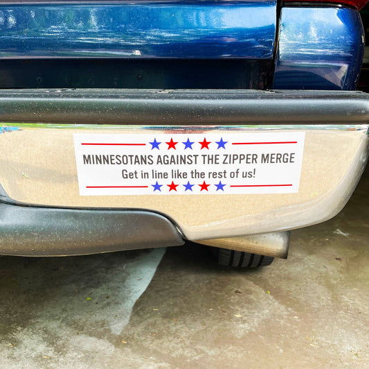 Zipper Merge Bumper Sticker