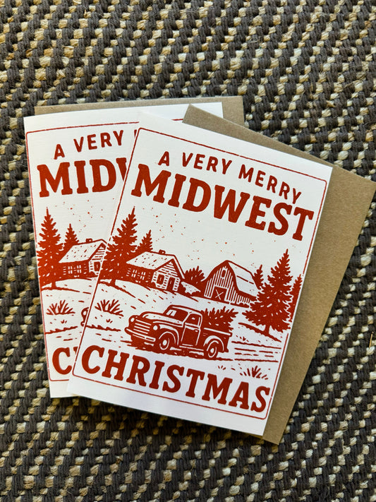 Very Merry Midwest Christmas Card