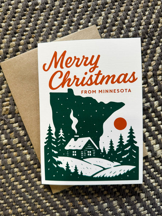 Merry Christmas from Minnesota Card