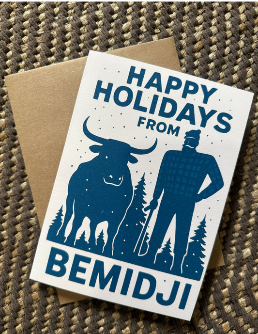 Happy Holidays from Bemidji Card
