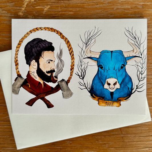 Paul & Babe Card
