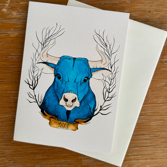 Babe the Blue Ox Card