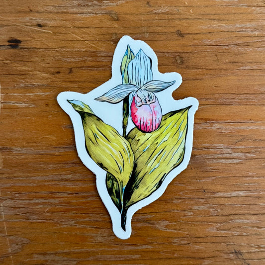 Lady Slipper Sticker