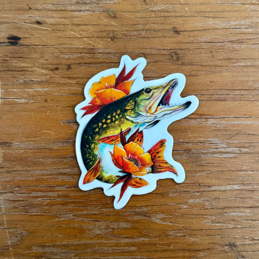 Northern Pike Sticker