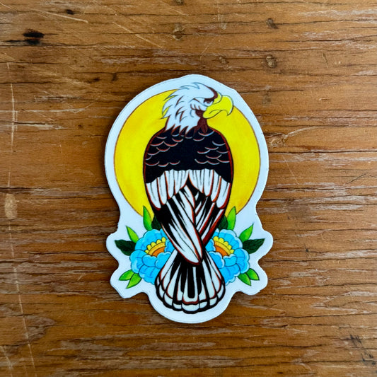 Traditional Eagle Sticker