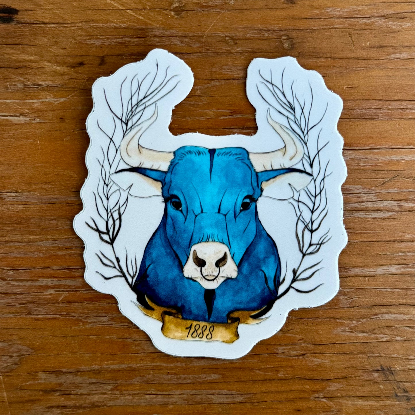 Babe the Blue Ox Sticker