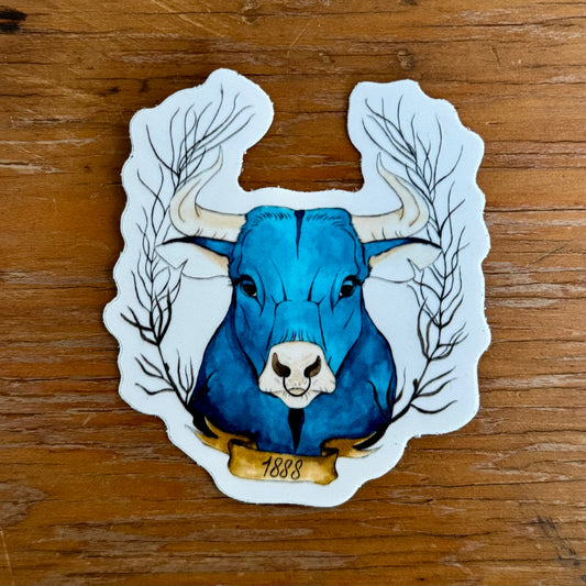 Babe the Blue Ox Sticker