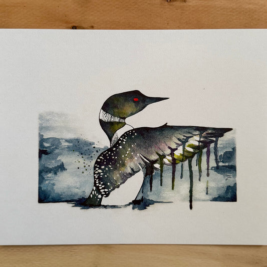Loon on the Lake Print