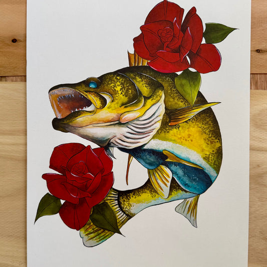 Walleye Print