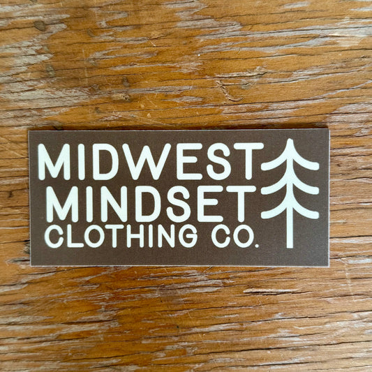 Midwest Mindset Logo Sticker