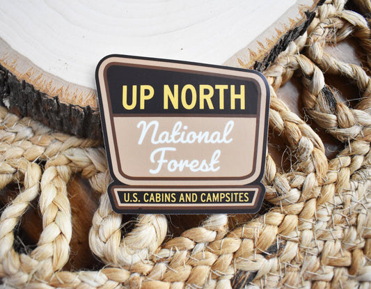 Up North National Forest Sticker
