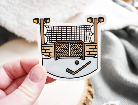 Hockey Rink Sticker