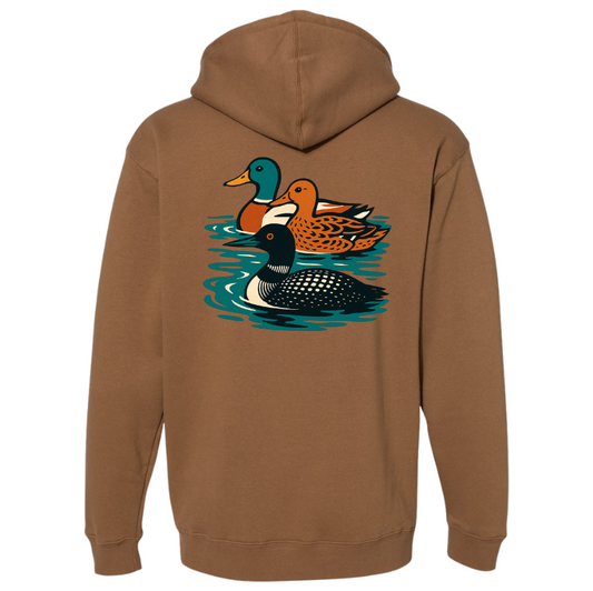 Duck, Duck, Loon Hoodie