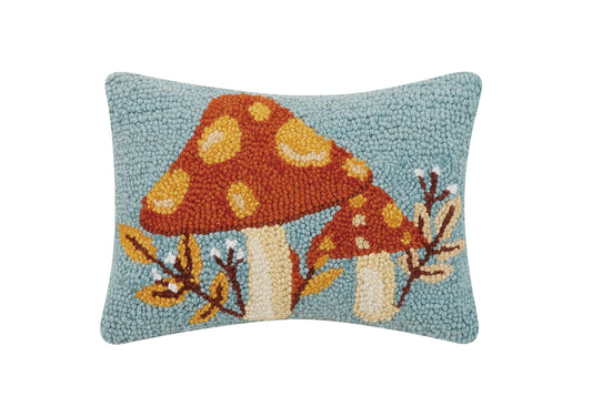 Autumn Mushroom Pillow