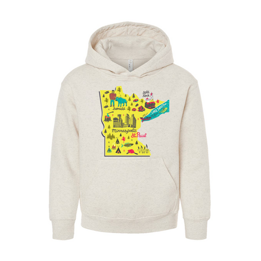 Minnesota Retro Youth Hoodie